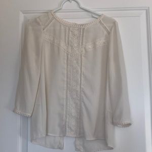 Off white  Lauren Conrad blouse!